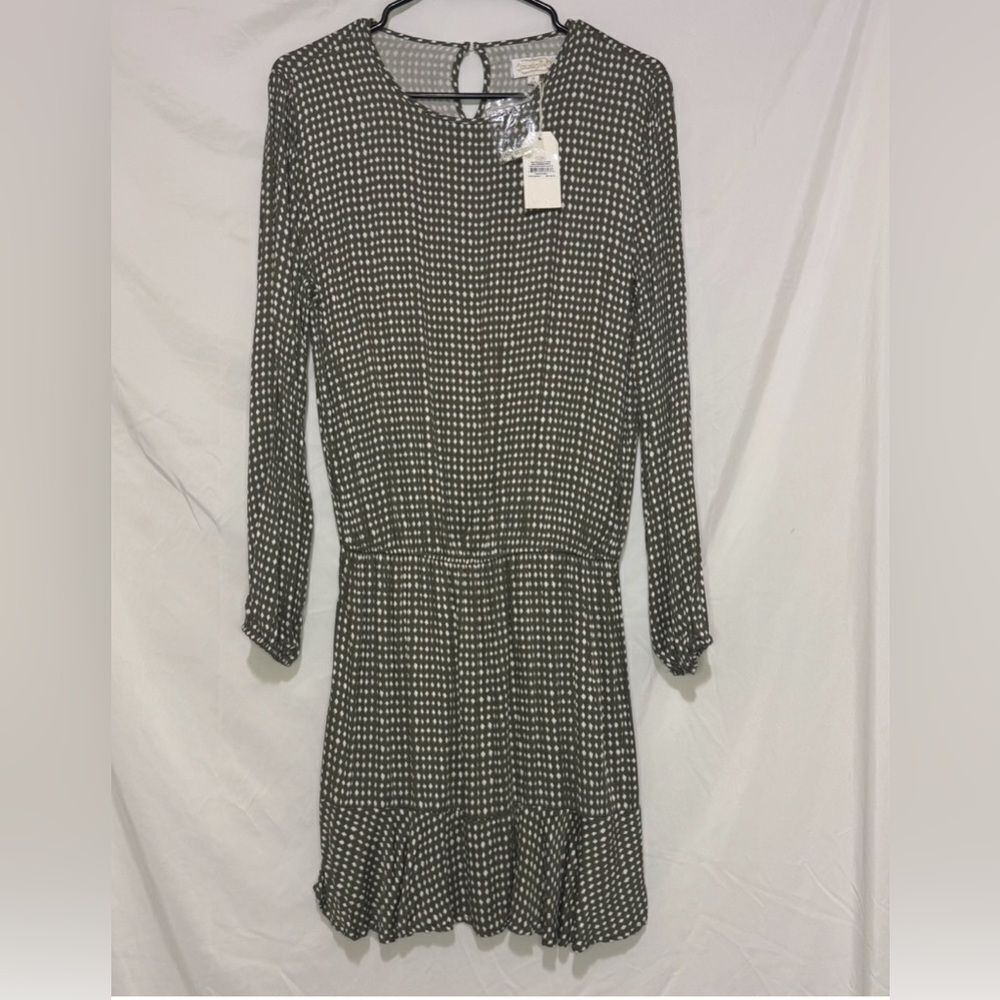 Mud Pie Fina Flounce Dress Size S